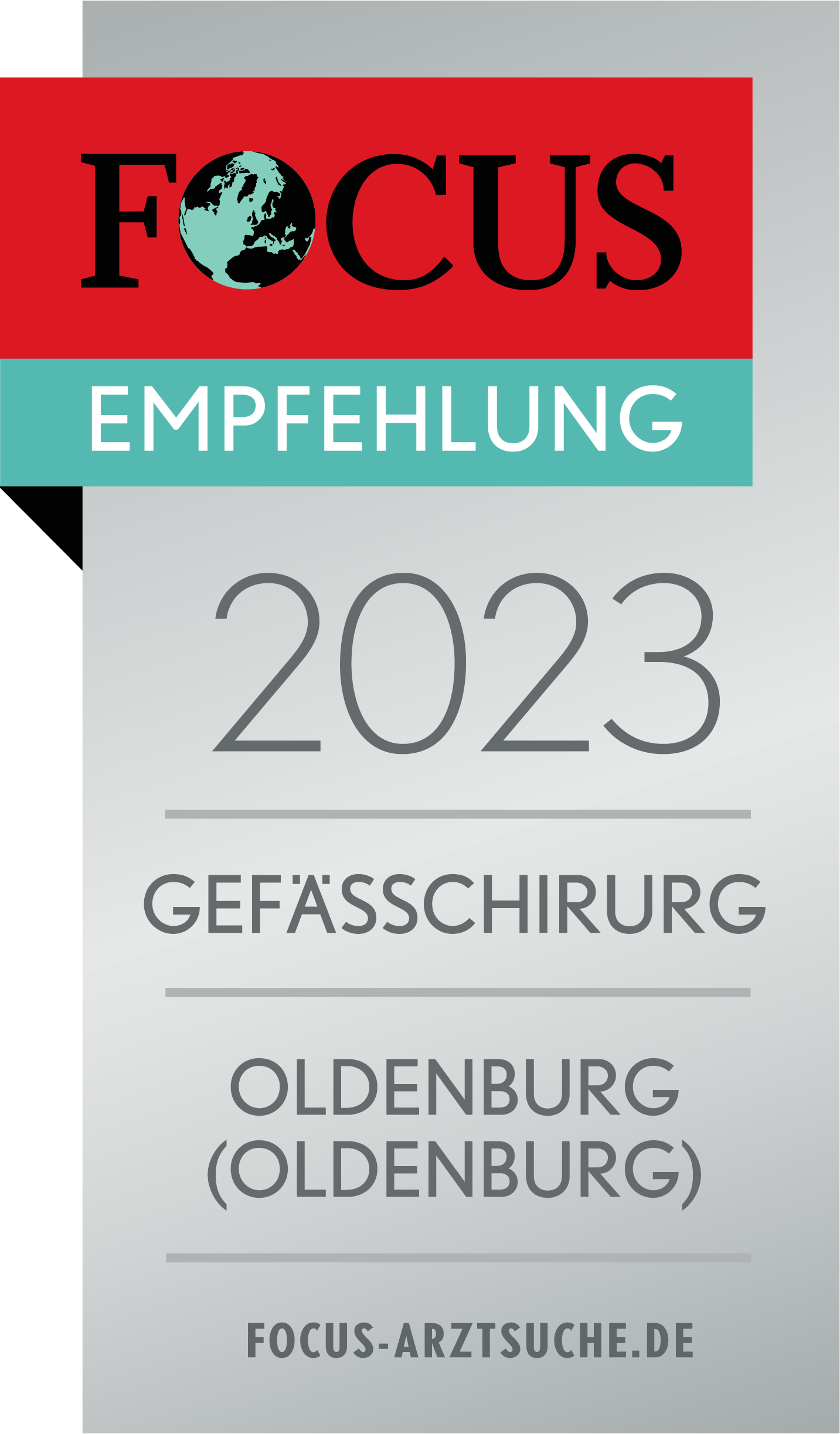 Focus Siegel 2023 Gefäßchirurg Oldenburg Venenzentrum